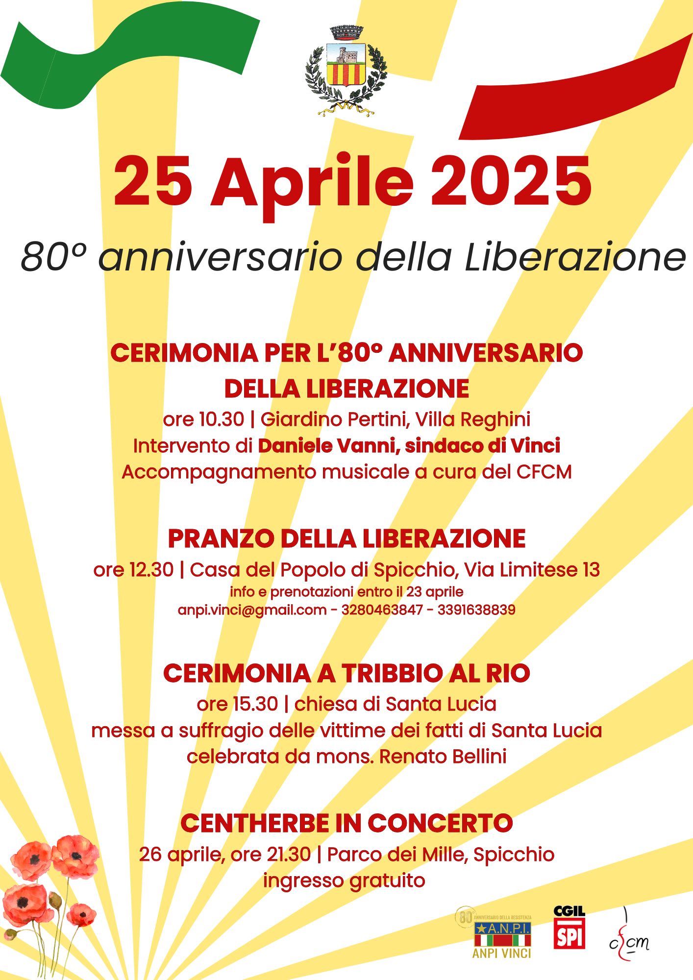 25 Aprile a Vinci, il programma degli eventi per la Festa della ...